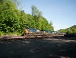 CSXT 5106 Leads Q437 at Chester